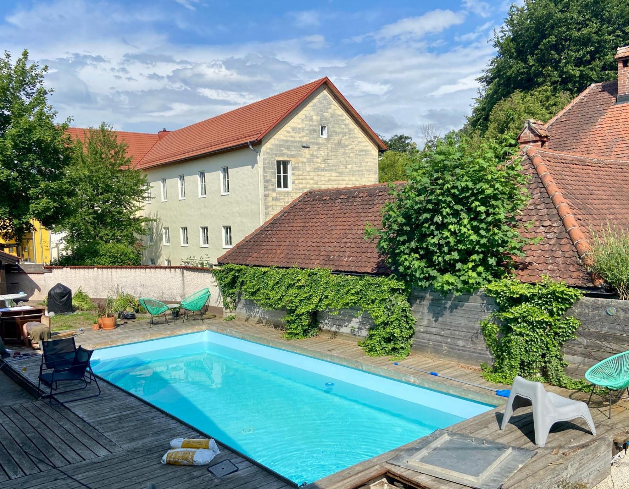 Baeckerhaus - Wohnung Mit Pool Und Garten Gmunden Exterior foto